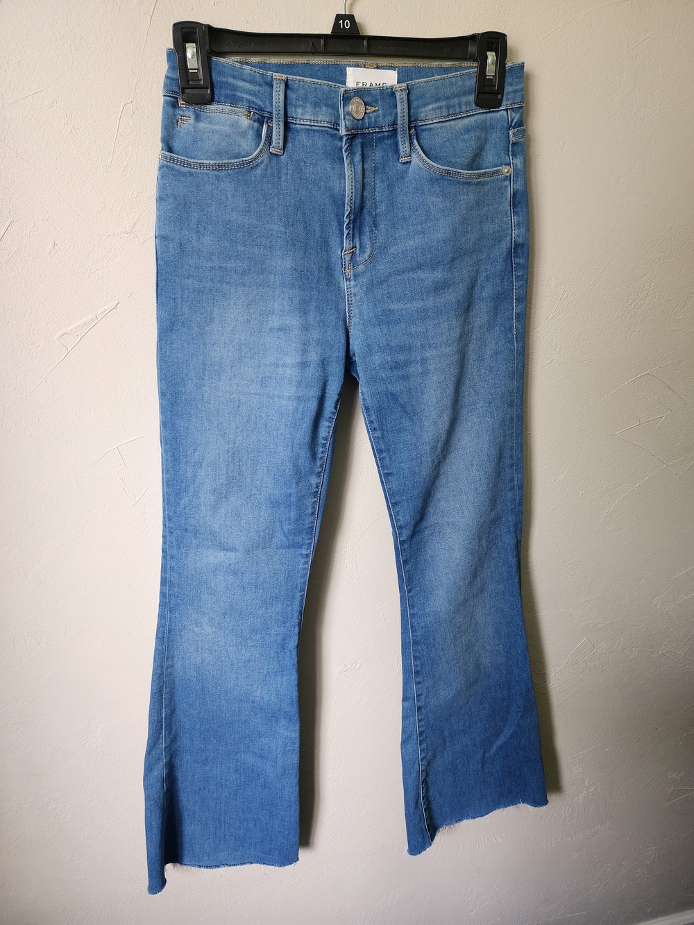 Frame Denim Light Blue Flare Jeans Size 26
